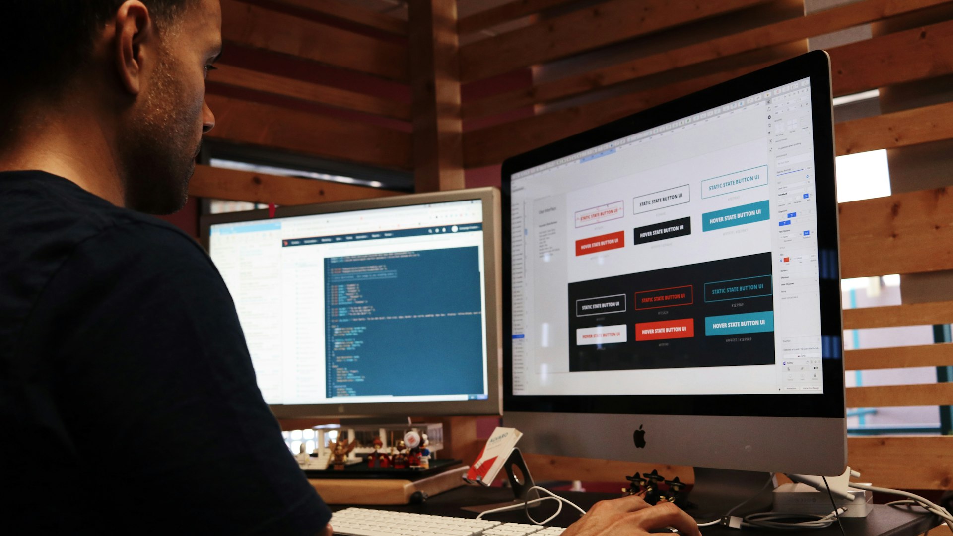 ラップトップでの作業